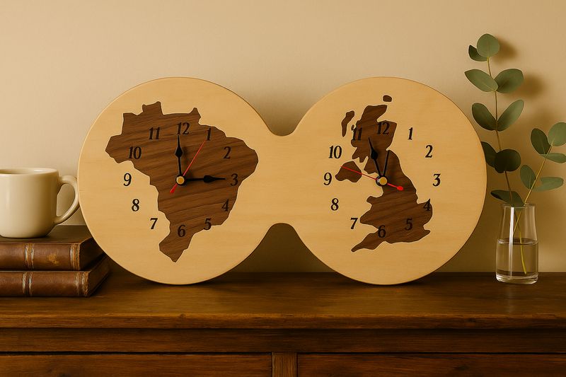 Dual Time-Zone Clock