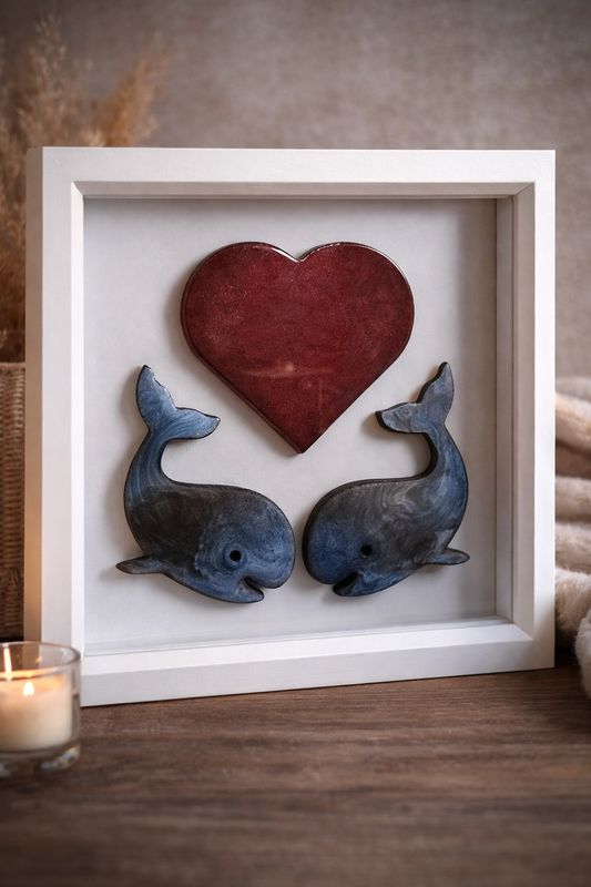 Paired Hearts – Whales