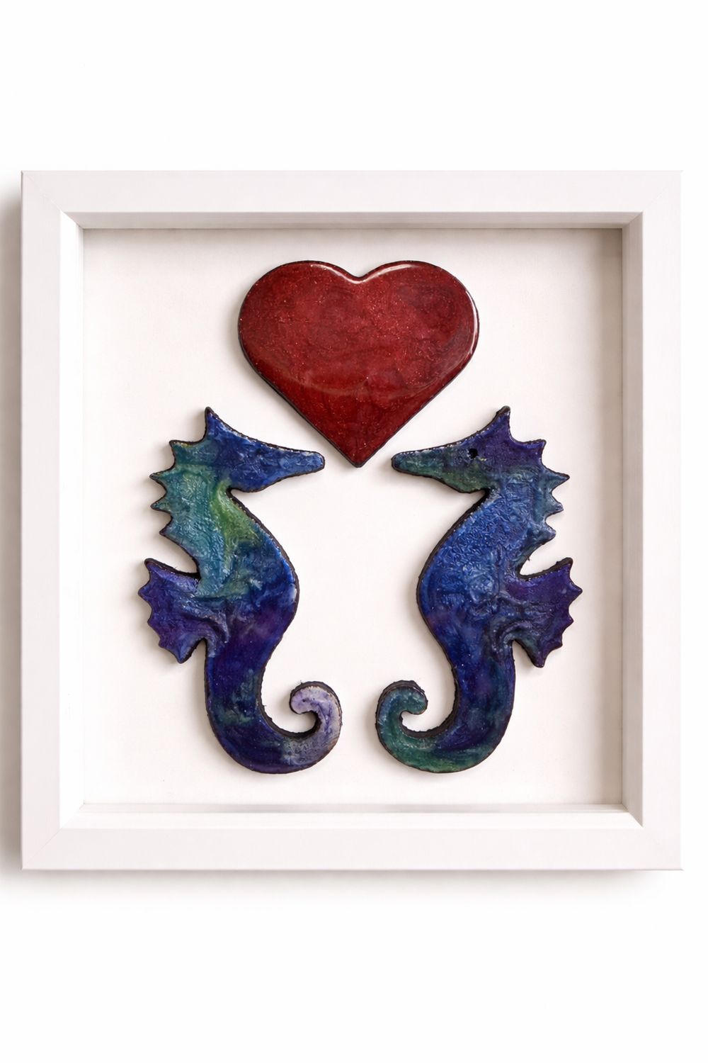 Paired Hearts – Seahorses