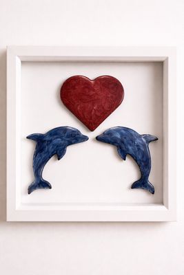 Paired Hearts – Dolphins