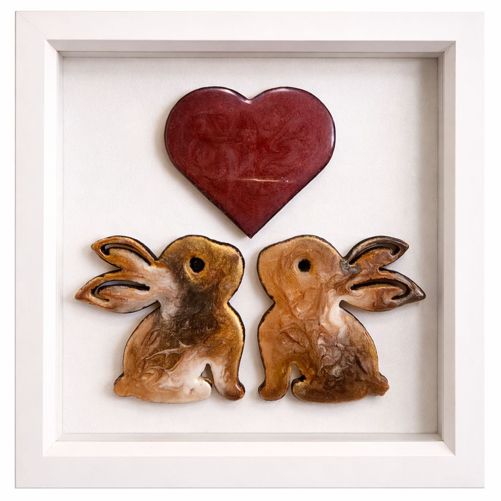 Paired Hearts – Rabbits