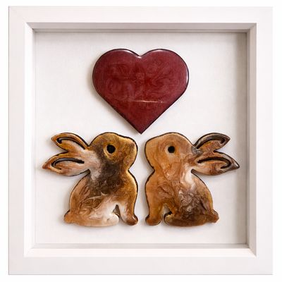 Paired Hearts – Rabbits