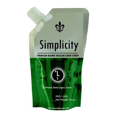 Simplicity Candi Syrup (Clear) 1 lb