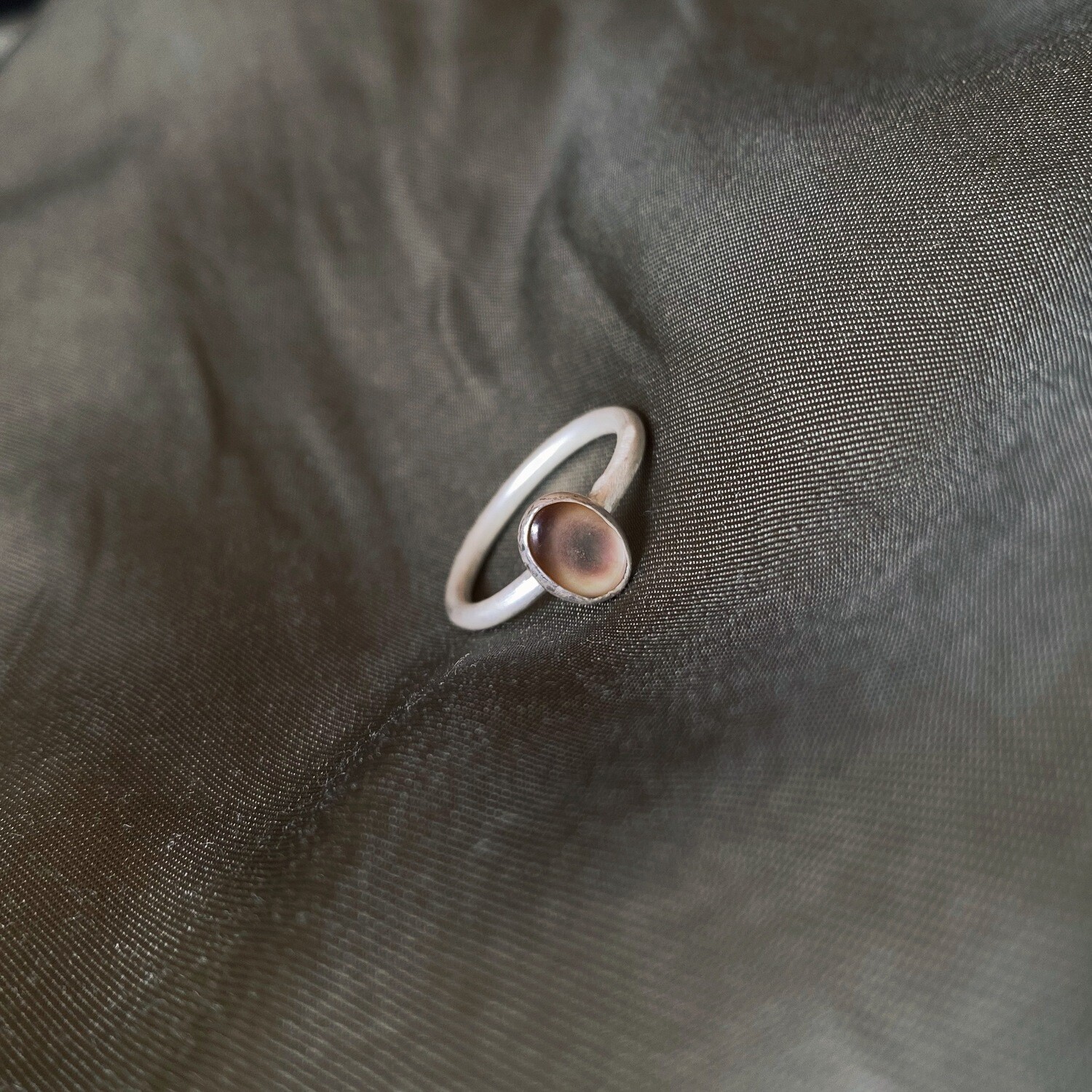 Black Mother of Pearl Ring