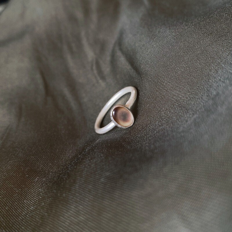 Black Mother of Pearl Ring