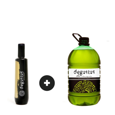 Pack Extra Virgin Olive Oil 5L + Degustus Premium 500ml