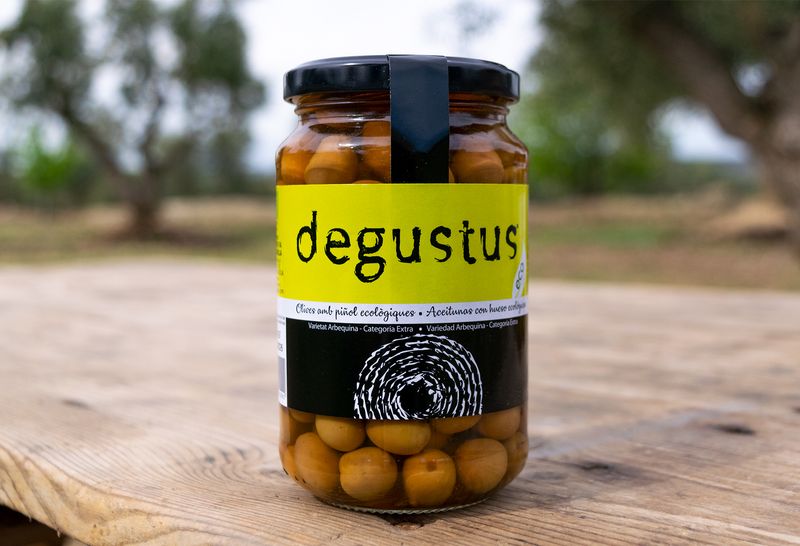 Ökologische Arbequina Oliven 220 gr