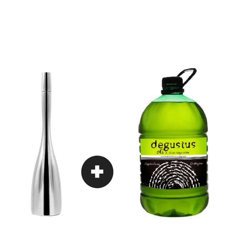 5L Organic Extra Virgin Olive Oil + 450ml Stainless Steel Cruet