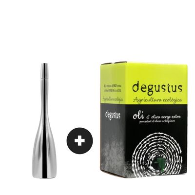 10L Organic Extra Virgin Olive Oil + 450ml Stainless Steel Cruet