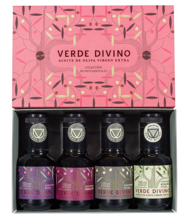 Verde Divino – Coffret Huile d’Olive Vierge Extra Écologique – 100 mL