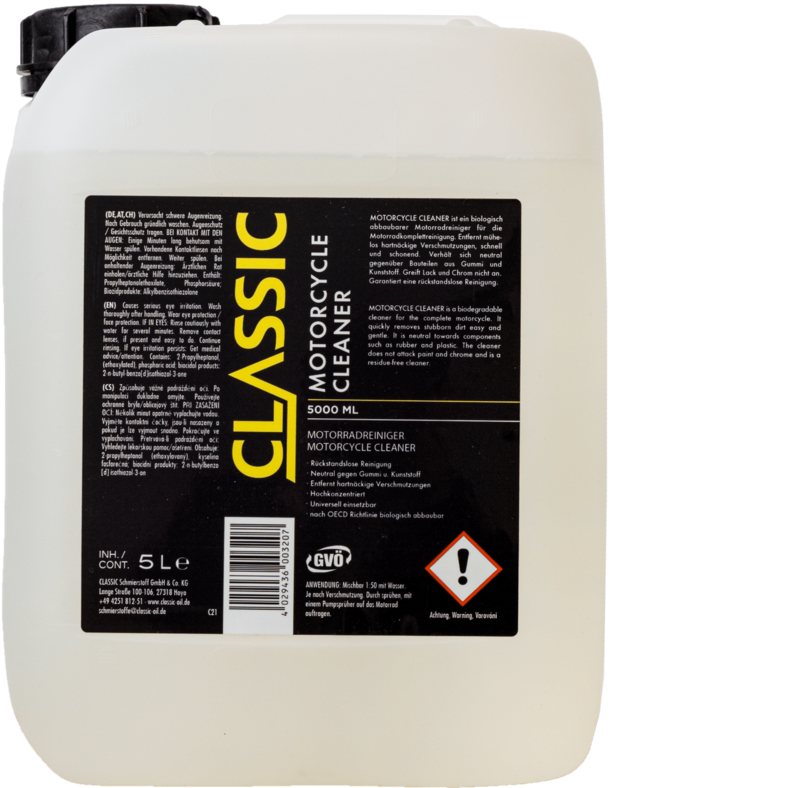 CLASSIC MOTORCYCLE CLEANER (5 L) - neu mit verbesserter Formulierung!
