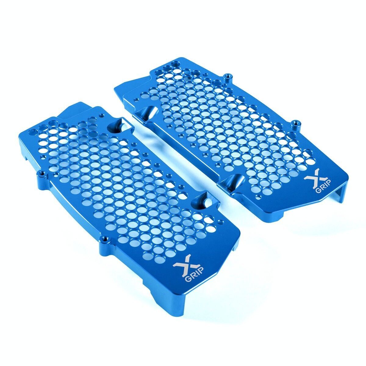 X-GRIP Kühlerschutz-Set, blau KTM HQV 16-19