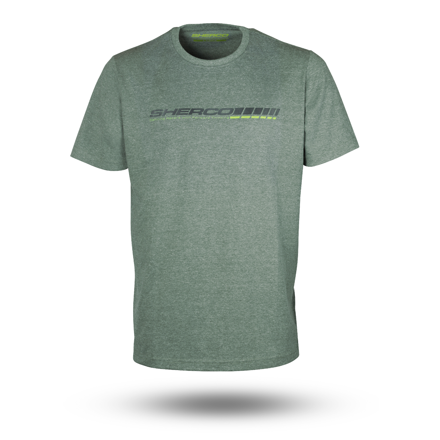TSHIRT CURB OLIVE HEATHER MEN