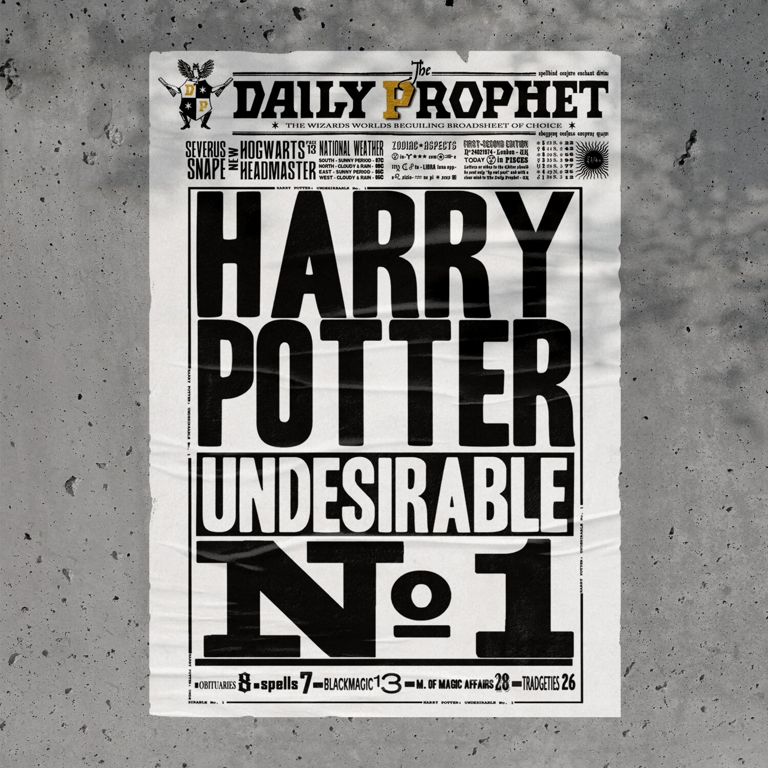 Daily Prophet Undesirable No1