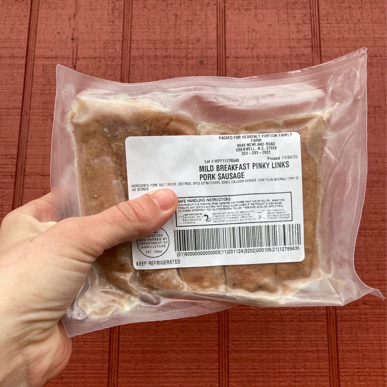 Breakfast Link Sausage (MILD)