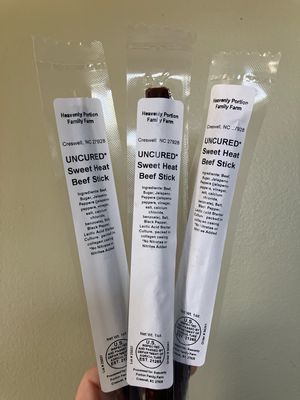 Sweet Heat Beef Sticks