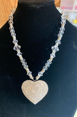 Crystal Heart Necklace