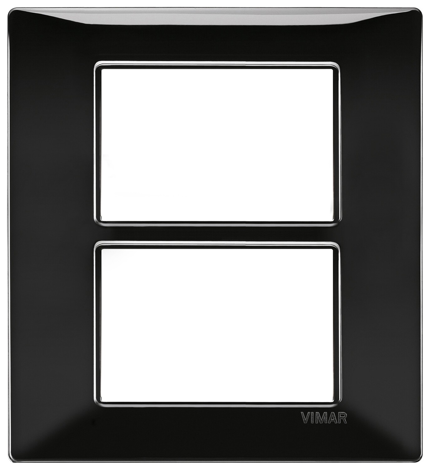 Накладка для 6 модулей (3+3) черная