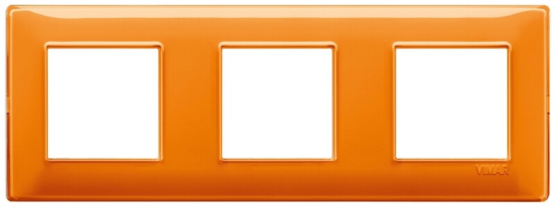 Накладка для 6 модулей (2+2+2) расстояние между центрами 71мм Reflex "апельсин"