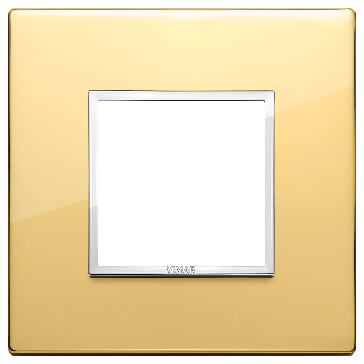 Накладка Evo на 2 модуля, глянцевое золото