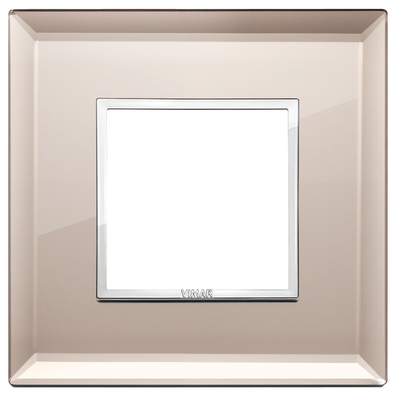 Накладка Evo на 2 модуля, бронзовое зеркало