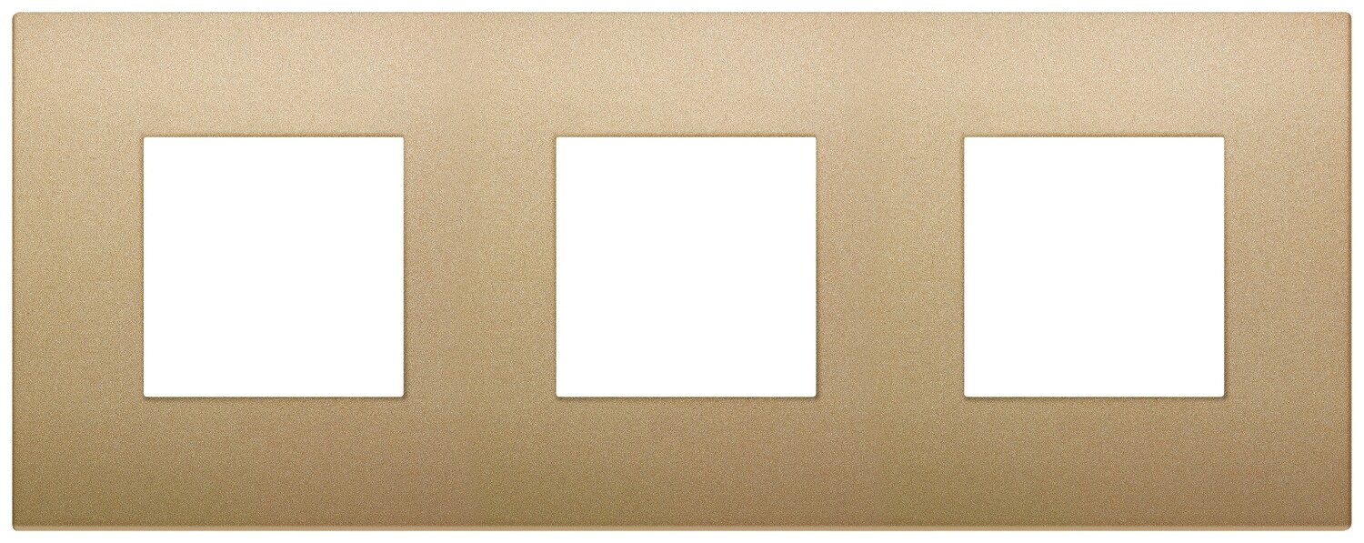 Накладка CLASSIC на 6 модулей (2+2+2) расстояние между центрами 71мм золото матовое