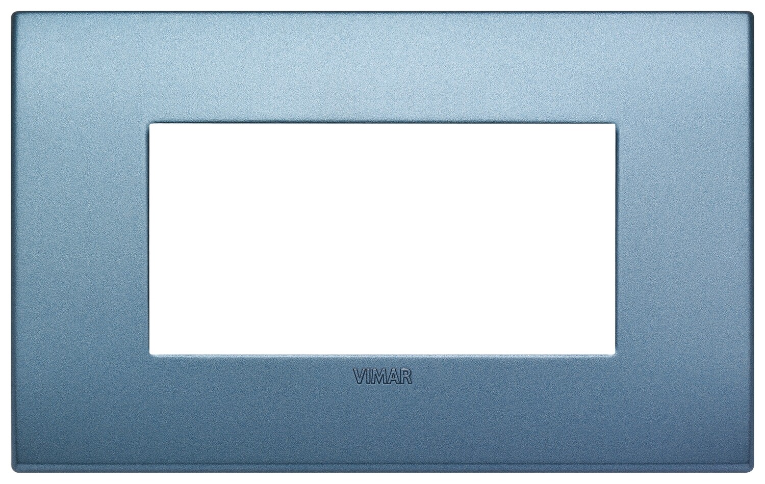 Накладка CLASSIC на 4 модуля синяя матовая