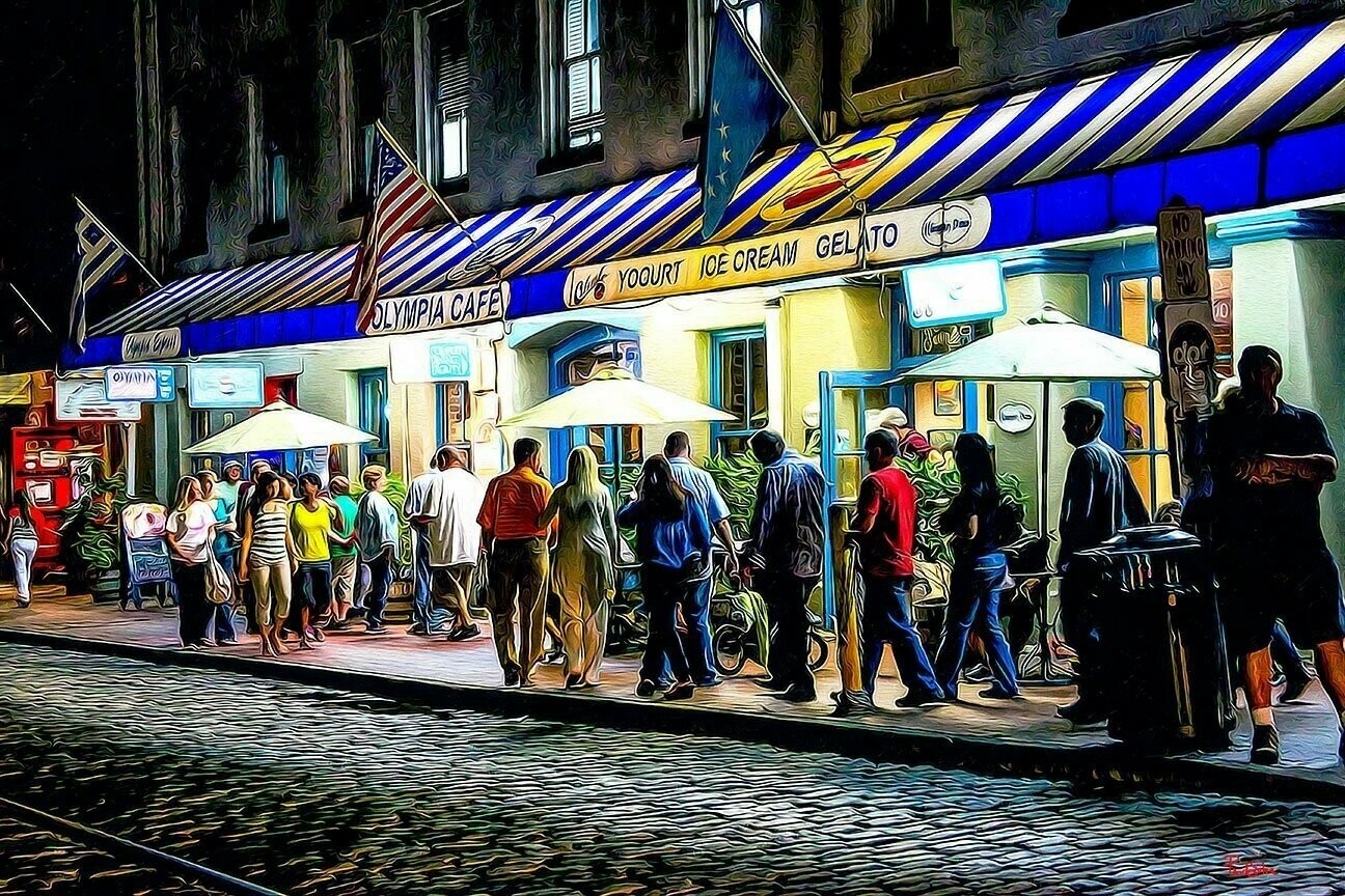 "Olympia Cafe" by Paul Silva