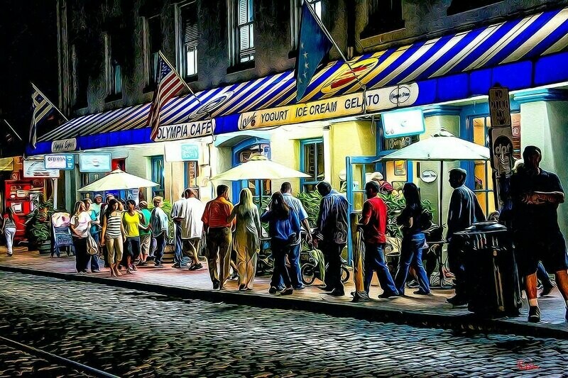 "Olympia Cafe" by Paul Silva