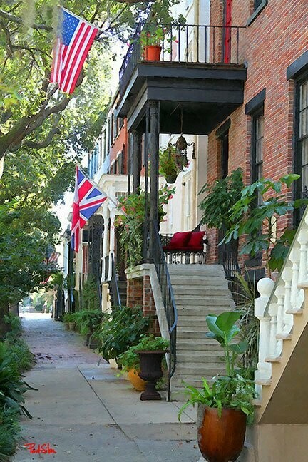"Jones Street Flags" by Paul Silva