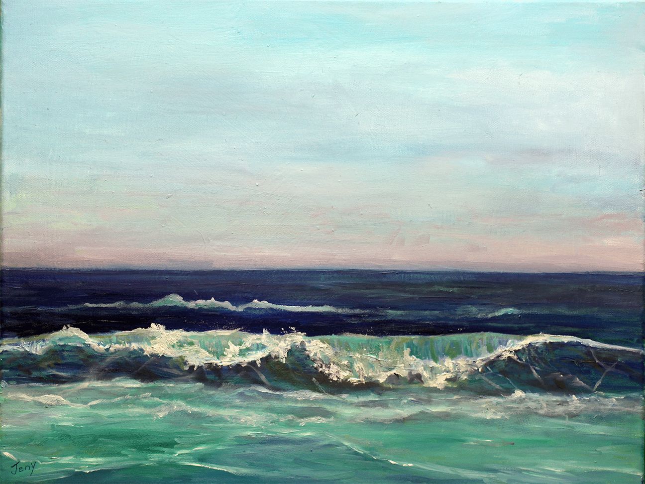 "Morning Surf" by Jeny McCullough