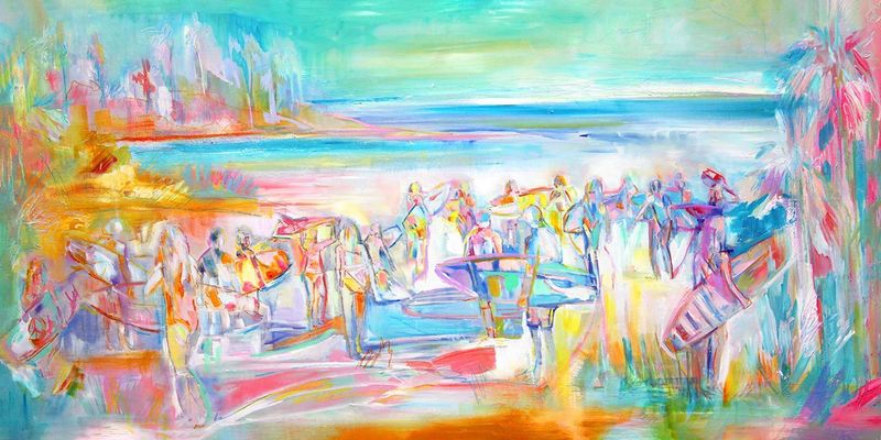 "Surfs Up-17" by Danielle Cather-Cohen