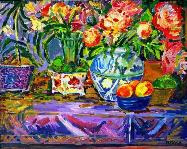 "Purple Floral" by Becca