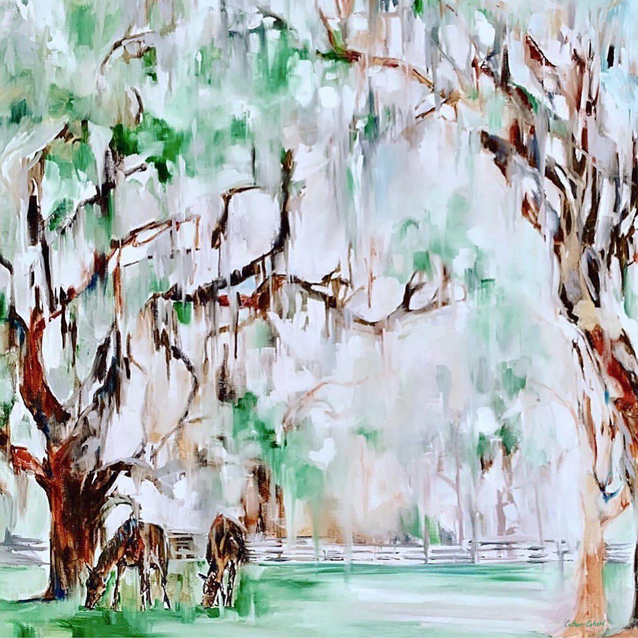 "Horse Pasture" by Danielle Cather-Cohen