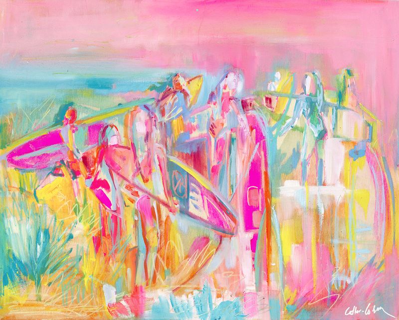 "Surfs Up 014" by Danielle Cather-Cohen