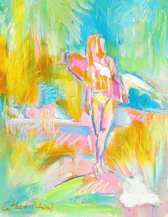 "Surfs Up 004" by Danielle Cather-Cohen