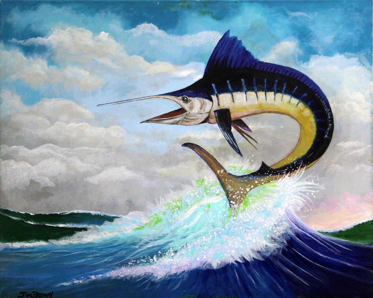 "Billfish Right" by Jim Brown