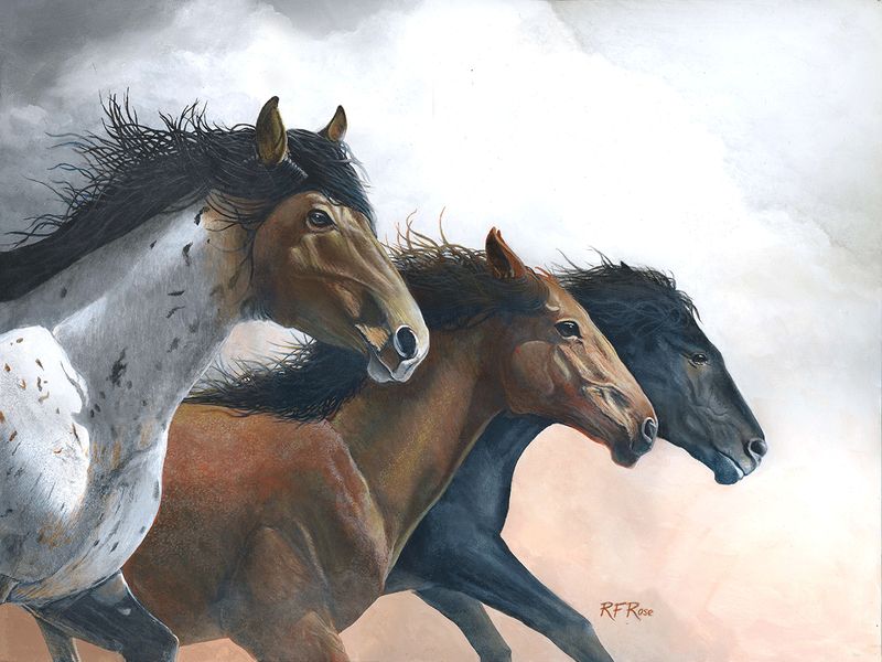 "Running in the Wind" by Richard F. Rose