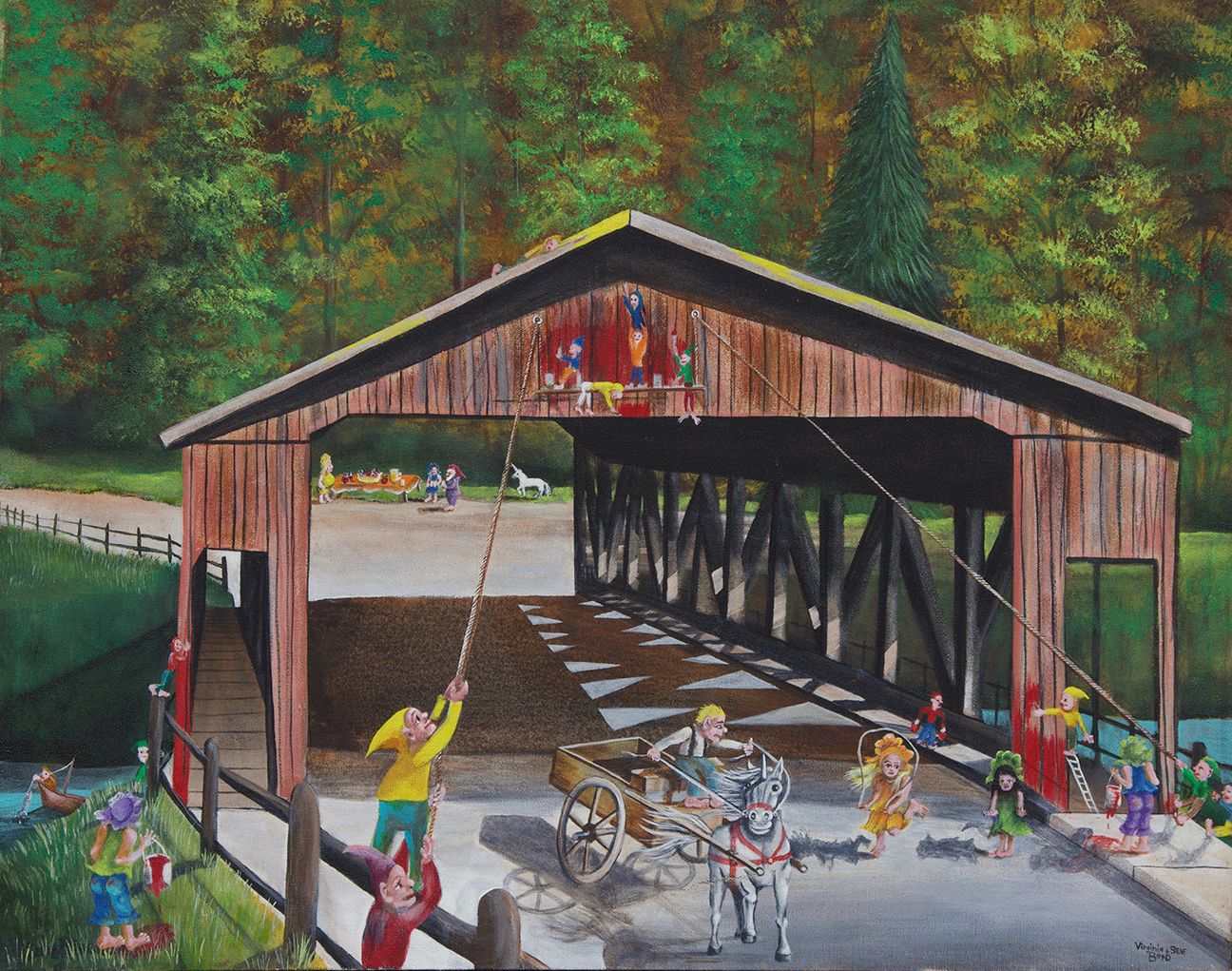 "The Bridge Painting" by Steve Bond