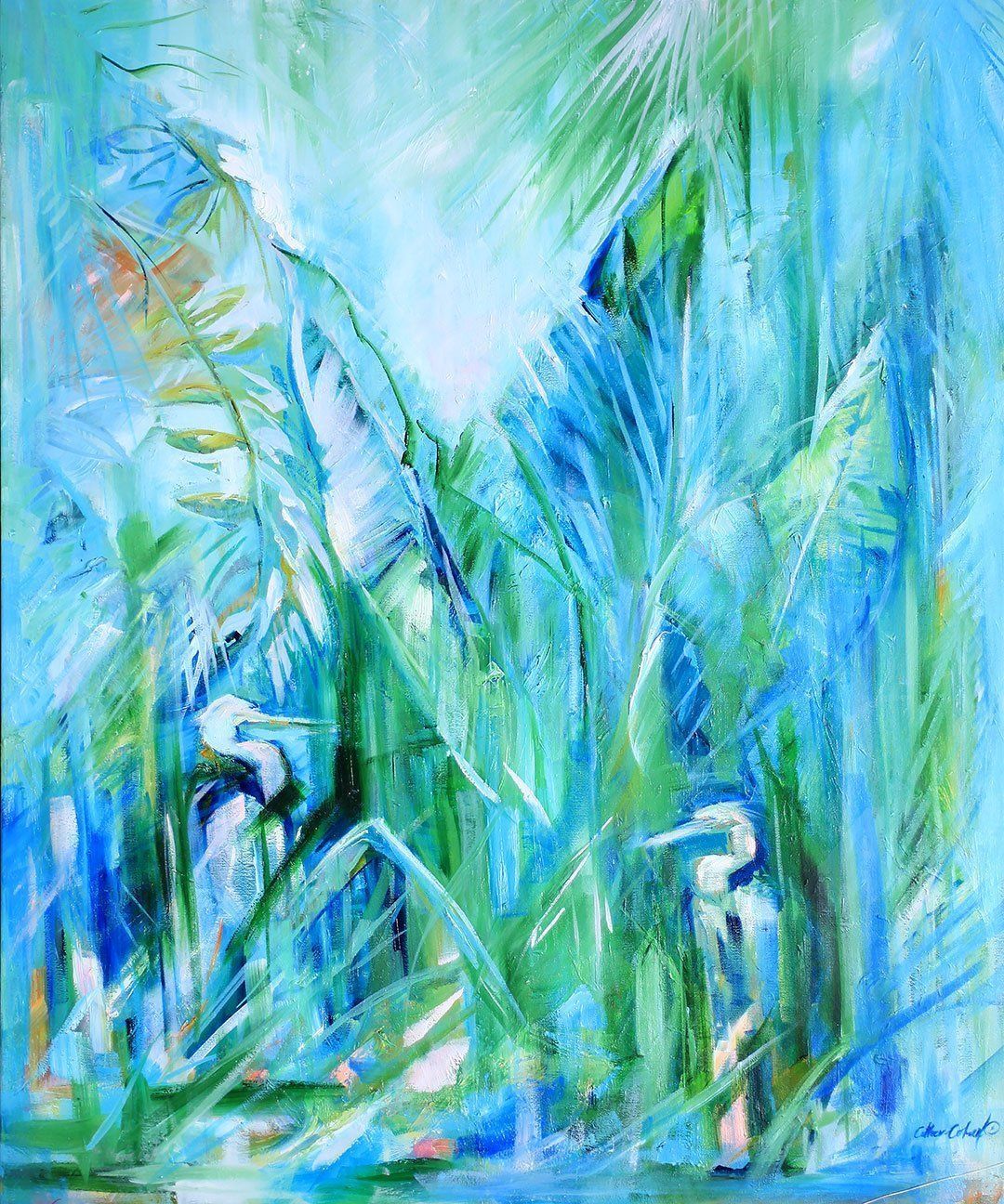 "Snow-Kissed Tropics" by Danielle Cather-Cohen