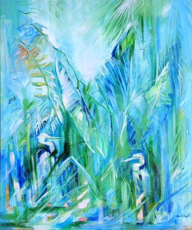 "Snow-Kissed Tropics" by Danielle Cather-Cohen