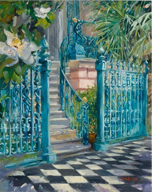 "Rutledge" by Charleston artist Amelia Rose Smith.