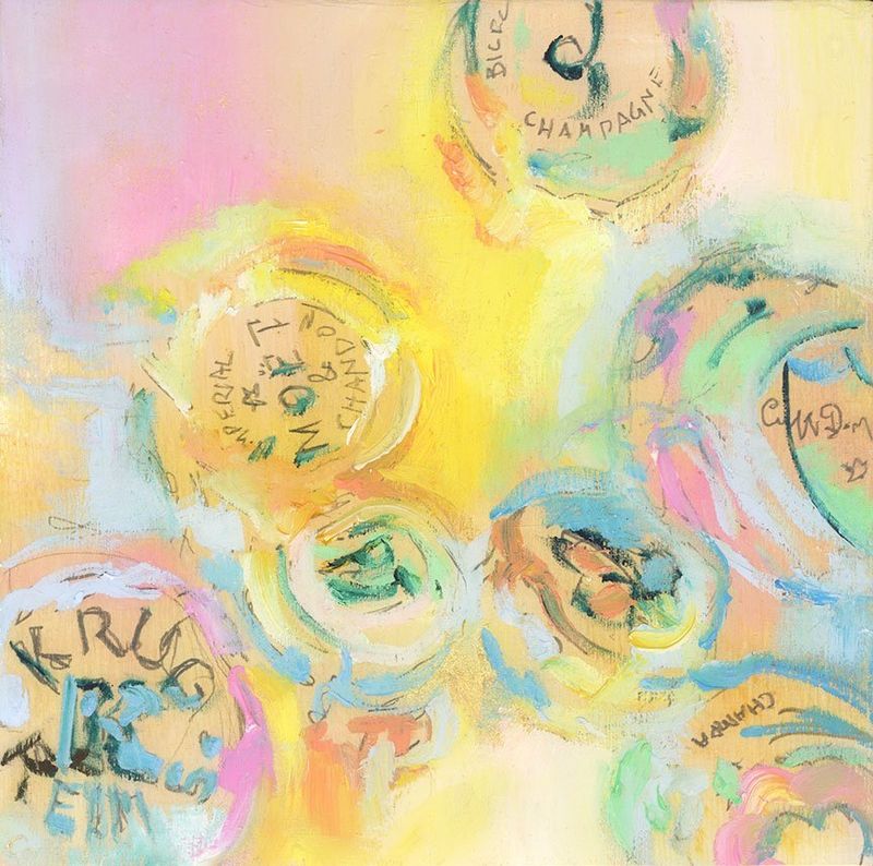 "Raining Champagne" by Danielle Cather-Cohen