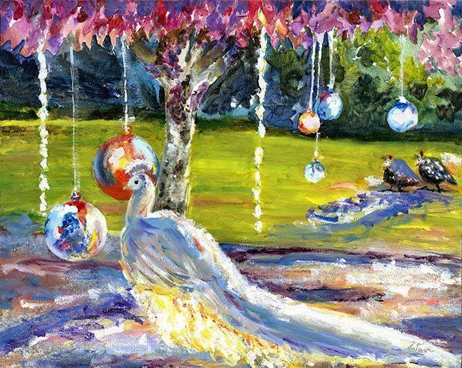 "Peacock Crystal Ball" by Madison Latimer