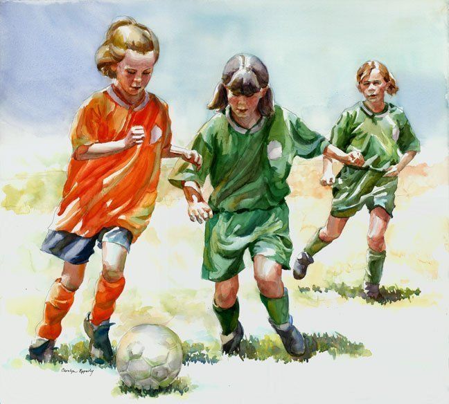 "Soccer Girls" by Carolyn Epperly