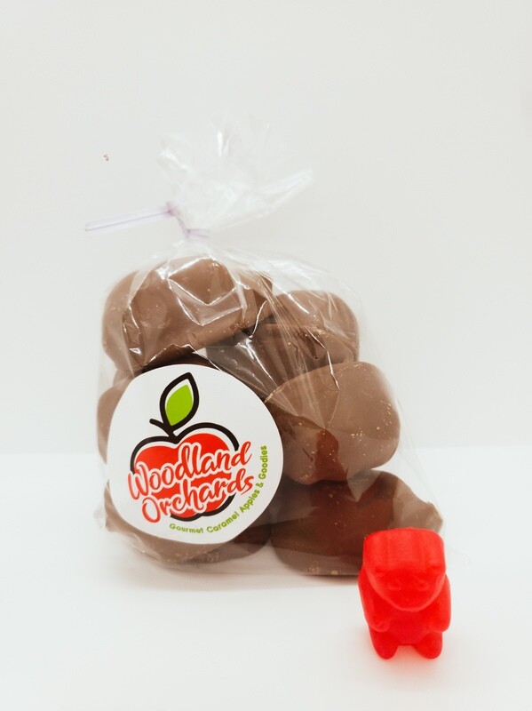 Caramel and Milk Chocolate Dipped Cinnamon Bears
