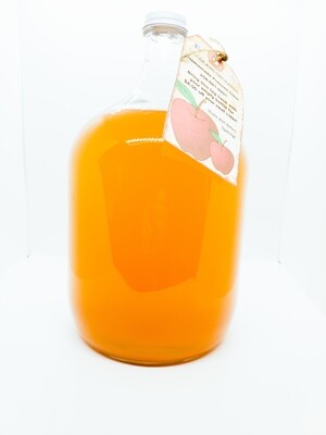 1 Gallon of our Freshly Pressed 100% Apple Cider with $5 empty jug buy back