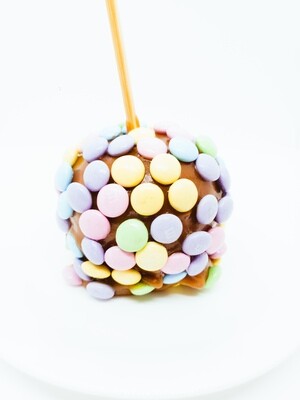 Caramel Apple with Easter M&M's