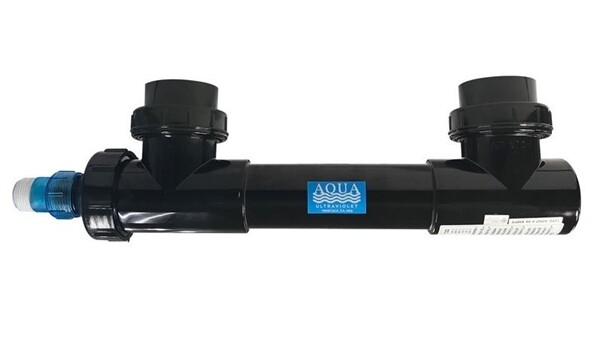 Classic Inline UV Sterilizer 57 Watt 3/4&quot; Barb Black