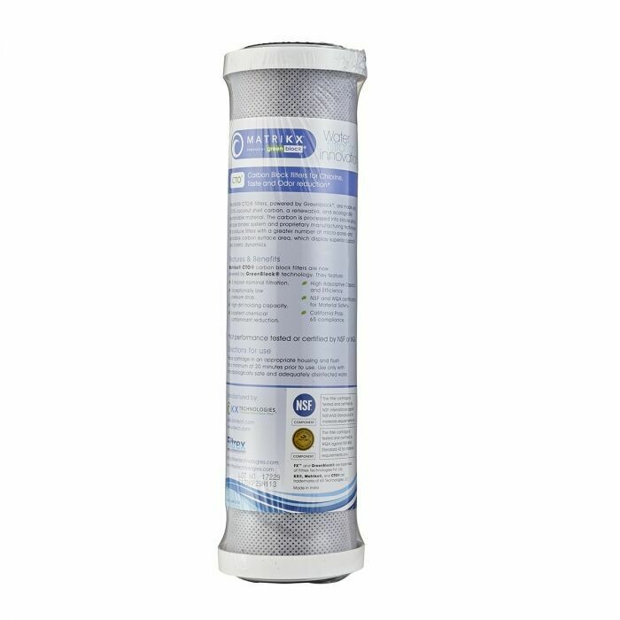 Matrikx: CTO Carbon Filter (Model: 32-250-10-Matrikx), 5 Micron